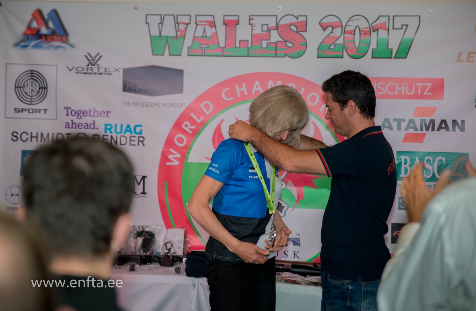 875 Heli Jalakas EE receiving the second WFTF Sports Award 2017 of Kaidu Jalakas